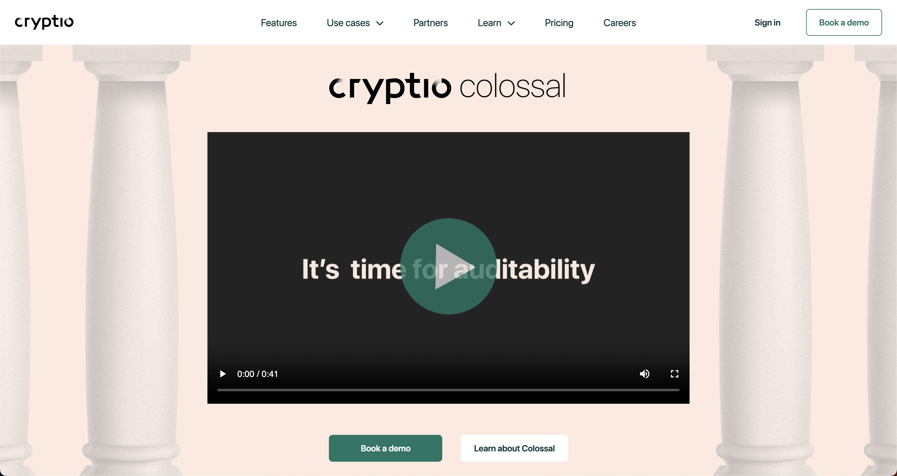 Cryptio Website