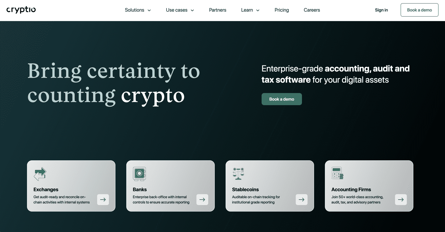Cryptio Website