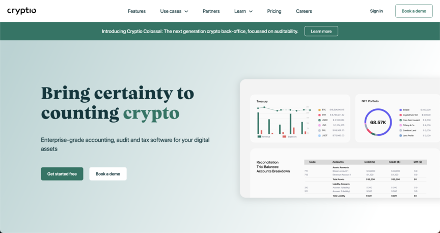 Cryptio Website