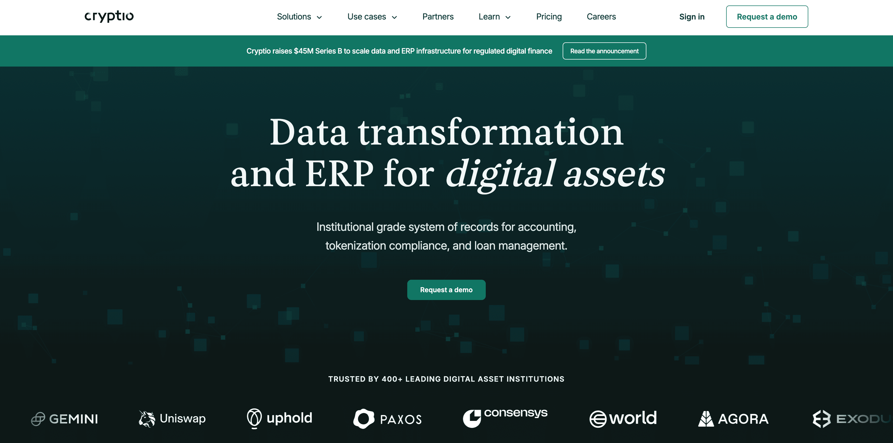 Cryptio Website